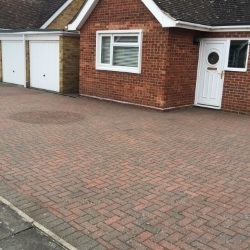 Another driveway transformation from the team at Blue Light Exterior Cleaning